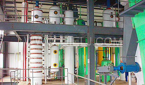 混合油負(fù)壓蒸發(fā)工序